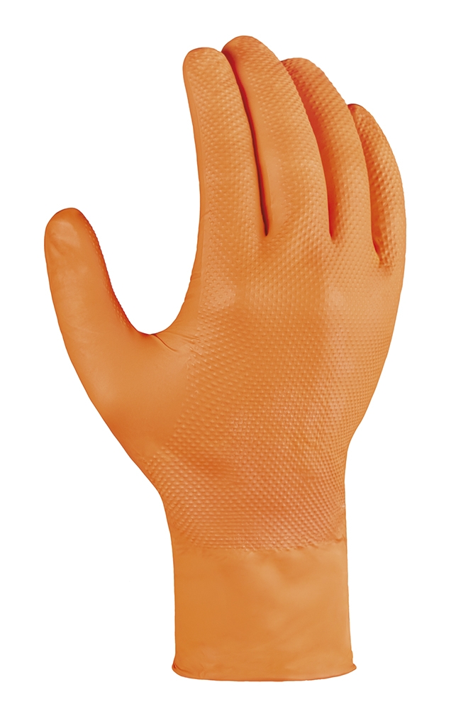 teXXor® Nitril-Einweg-Handschuhe DIAMOND GRIP
orange – Bild 2
