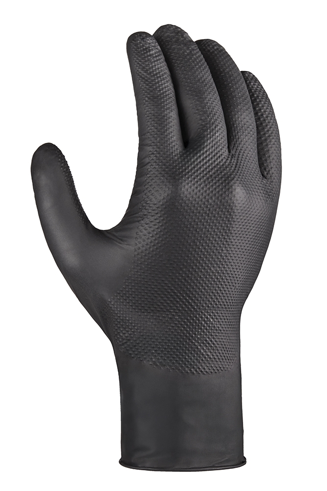 teXXor® Nitril-Einweg-Handschuhe DIAMOND GRIP
schwarz – Bild 2
