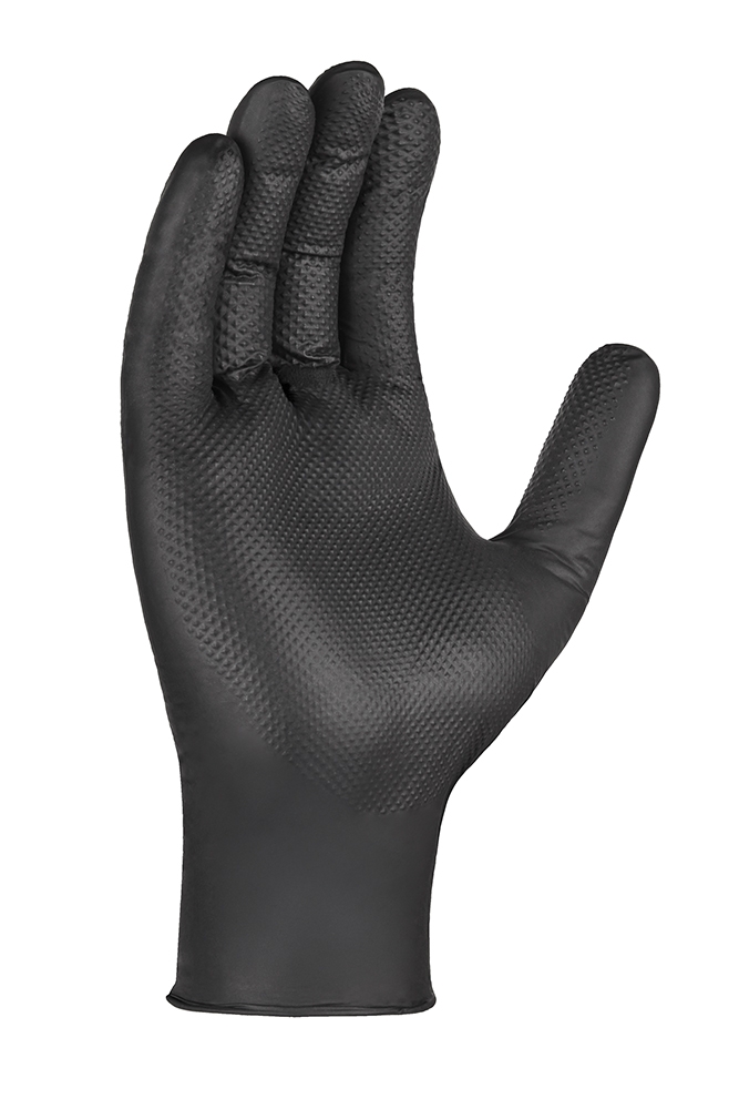 teXXor® Nitril-Einweg-Handschuhe DIAMOND GRIP
schwarz – Bild 3