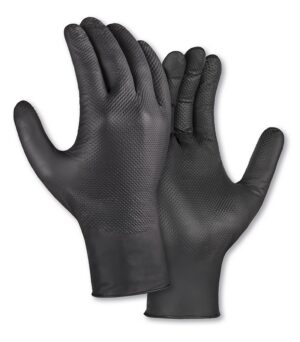 teXXor® Nitril-Einweg-Handschuhe DIAMOND GRIP
schwarz