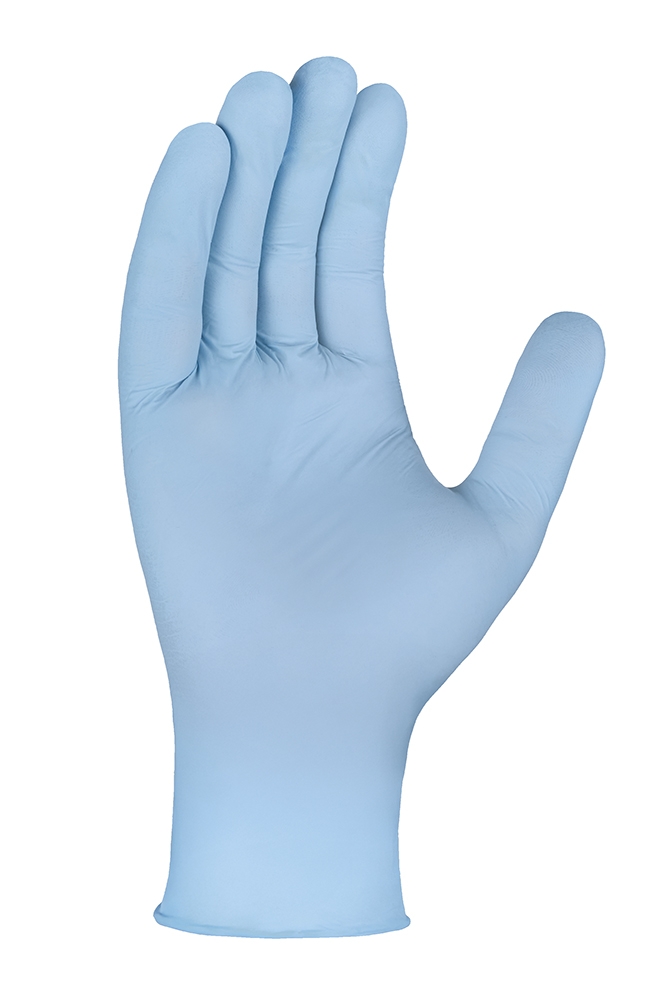teXXor® Nitril-Einweg-Handschuhe OHNE BESCHLEUNIGER
hellblau – Bild 3