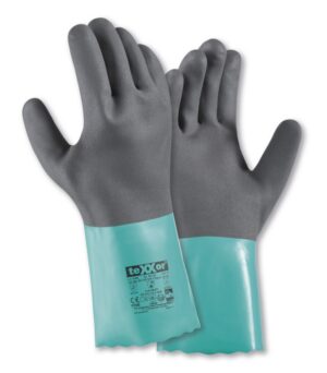 teXXor® Chemikalienschutz-Handschuhe NITRIL
blaugrün/grau