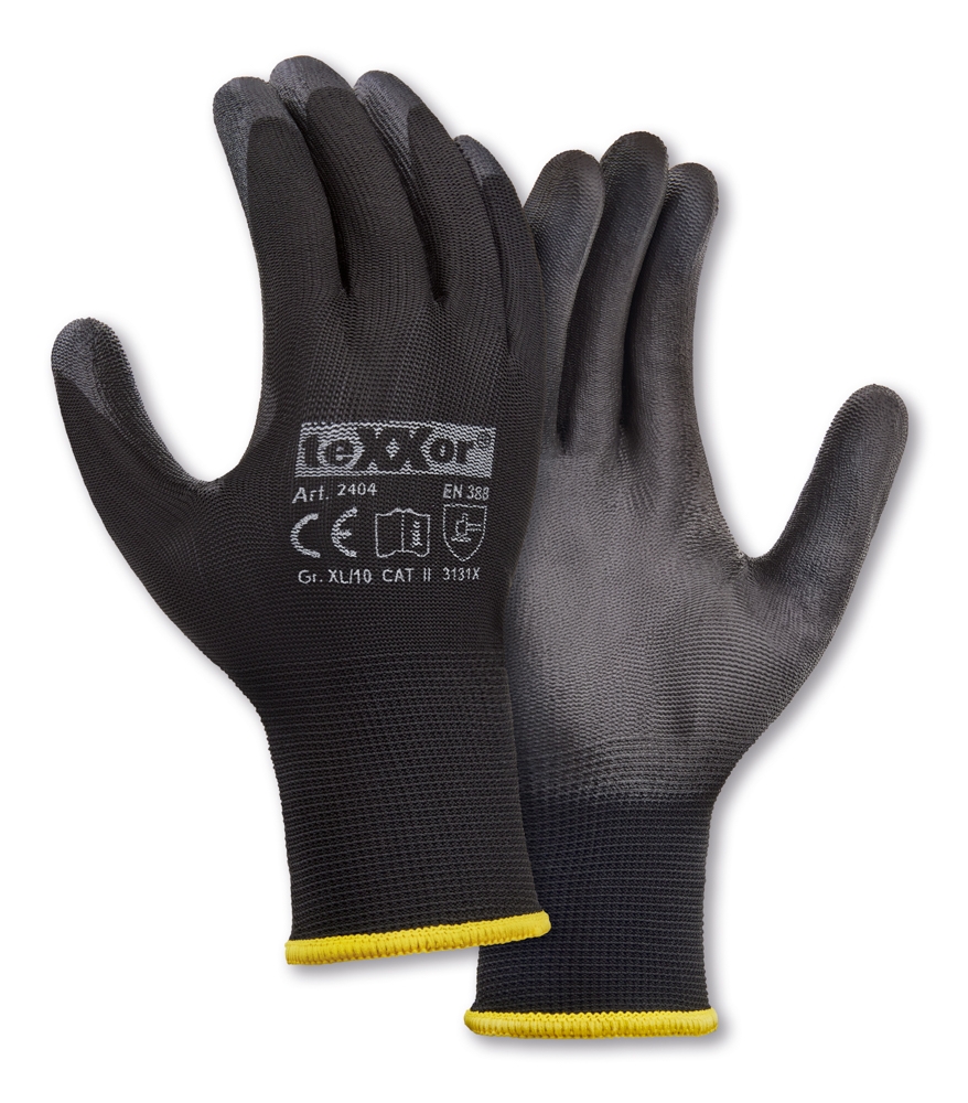 teXXor® Polyester-Strickhandschuhe
POLYURETHAN BESCHICHTET