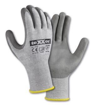 teXXor® Schnittschutz-Strickhandschuhe
PU-BESCHICHTUNG