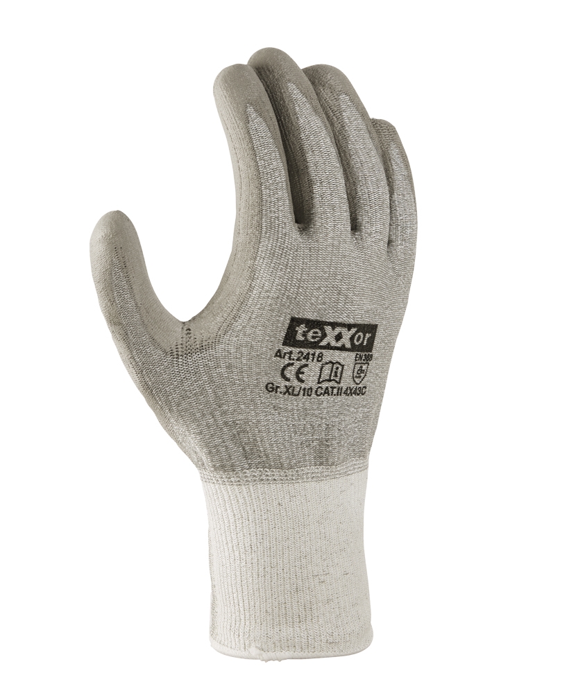 teXXor® Schnittschutz-Strickhandschuhe
PU-BESCHICHTUNG – Bild 2