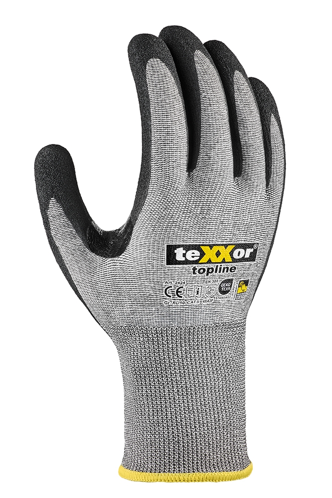 teXXor® topline Schnittschutz-Strickhandschuhe
BESANDETE NITRILBESCHICHTUNG – Bild 2