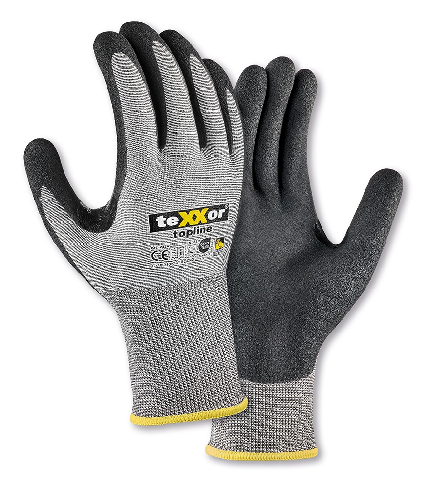 teXXor® topline Schnittschutz-Strickhandschuhe
BESANDETE NITRILBESCHICHTUNG