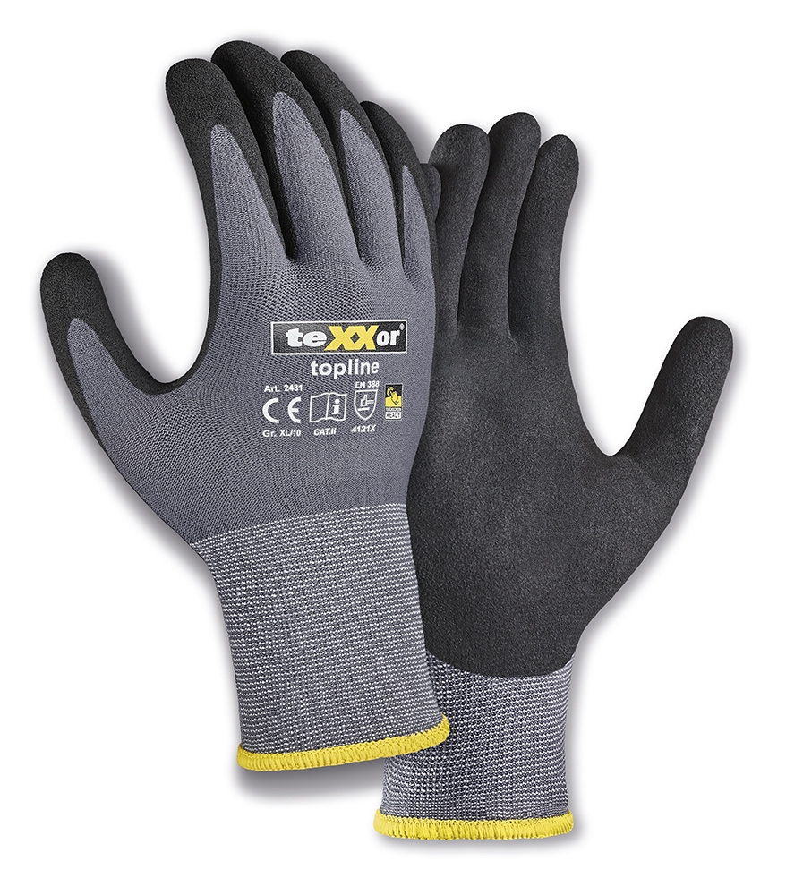 teXXor® Nylon-Strickhandschuhe
NITRIL BESCHICHTET