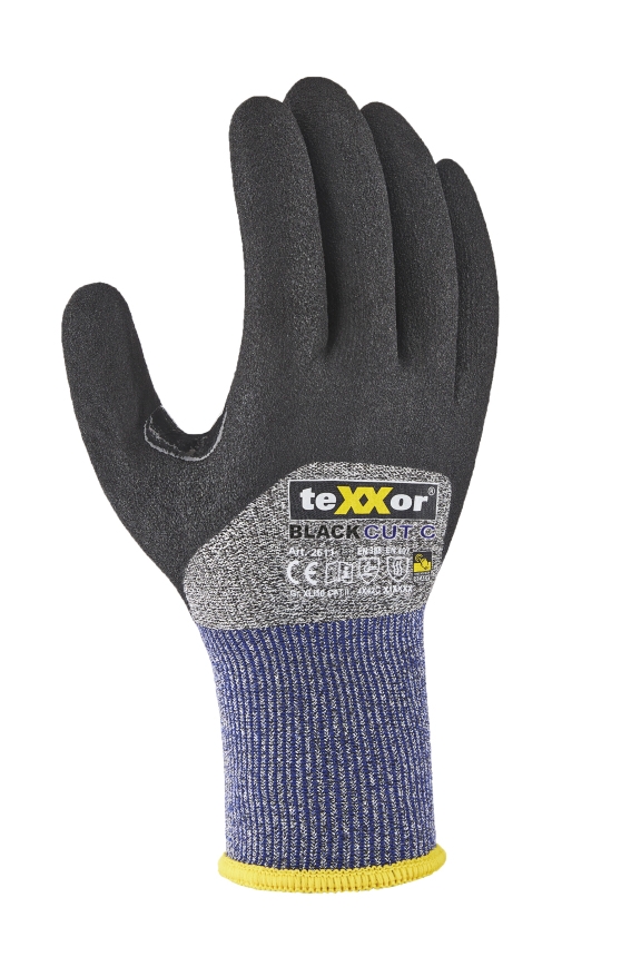 teXXor® Schnittschutz-Strickhandschuhe
BLACK CUT® C 3/4 Beschichtung – Bild 2