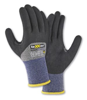 teXXor® Schnittschutz-Strickhandschuhe
BLACK CUT® C 3/4 Beschichtung