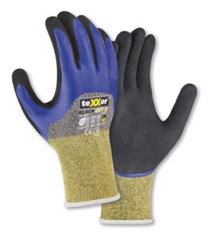 teXXor® Schnittschutz-Strickhandschuhe
BLACK CUT® D 3/4 Beschichtung