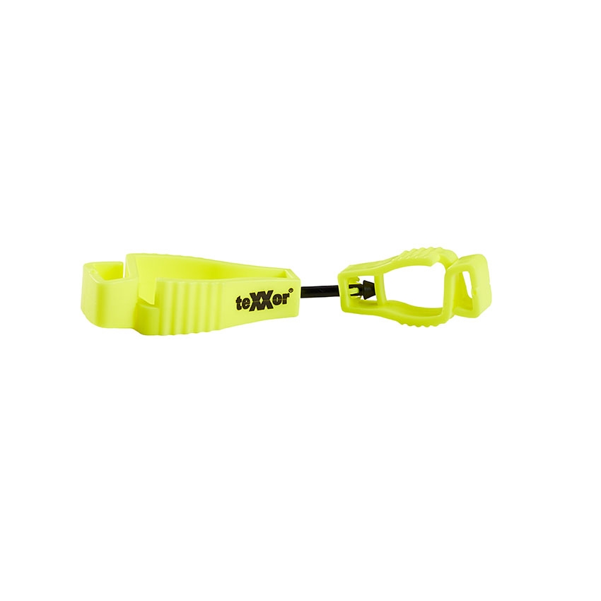 teXXor® Handschuh-Clip aus Kunststoff
Gelb
