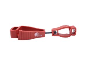ATG Handschuh-Clip aus Kunststoff
Rot