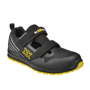 teXXor® S1PS-Sicherheitsklettsandalen
schwarz/gelb
