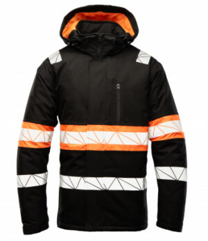 Seven Kings. Seven Kings Eco Rival Jacke Schwarz/Orange