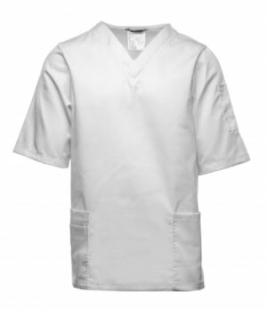 Brixton White Brixton Weisses Herren-Sweatshirt Mit Kurzen Ärmeln B209