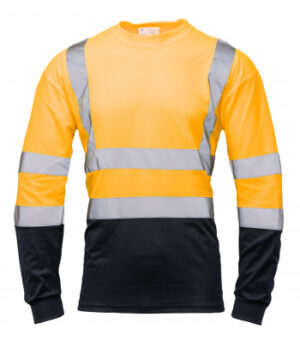 Brixton Flash Longsleeve 50/50 Orange/Marine