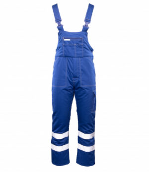 Brixton Snow Brixton Schnee-Latzhose Isoliert Blau / Reflektierende Streifen