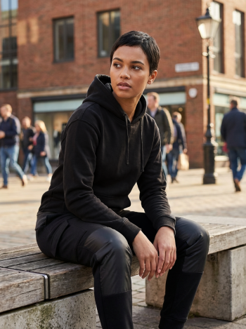 Brixton Kapuzen-Sweatshirt Schwarz – Bild 2
