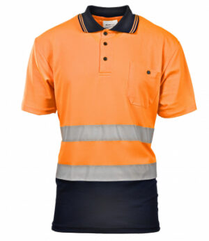 Brixton Flash Poloshirt 50/50 Orange Kat. Ii Bf012