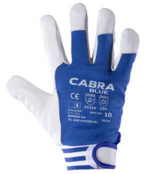 Cabra Cabra Blaue Handschuhe Kat. Ii