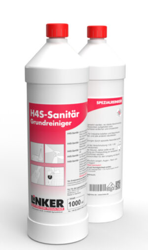 H4S-Sanitär-Grundreiniger 1000 ml Flasche (VE 15 Flaschen)